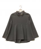 UNITED ARROWSユナイテッドアローズ）の古着「FEEL CLEAN 2WAY ブラウス(フィール クリーン ツーウェイ ブラウス)」｜ブラック