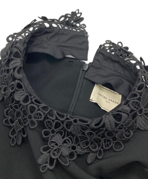 UNITED ARROWS（ユナイテッドアローズ）UNITED ARROWS (ユナイテッドアローズ) FEEL CLEAN 2WAY ブラウス(フィール クリーン ツーウェイ ブラウス) ブラック サイズ:36の古着・服飾アイテム