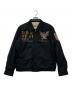 AVIREX（アヴィレックス）の古着「刺繍ジップジャケット」｜ブラック