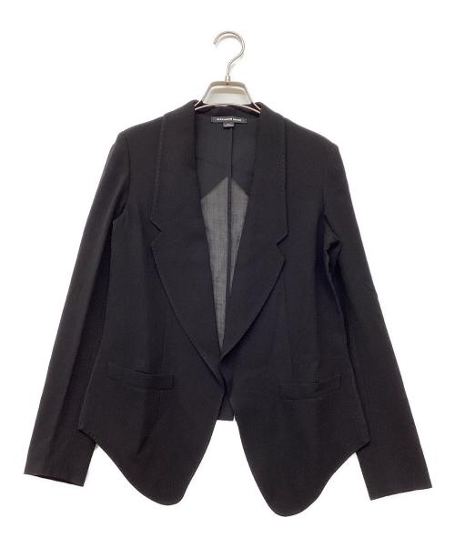 ALEXANDER WANG（アレキサンダー・ワン）ALEXANDER WANG (アレキサンダー・ワン) 切替シアージャケット ブラックの古着・服飾アイテム