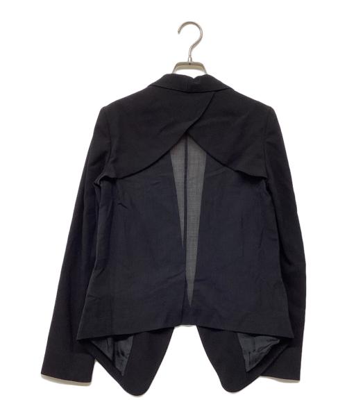 ALEXANDER WANG（アレキサンダー・ワン）ALEXANDER WANG (アレキサンダー・ワン) 切替シアージャケット ブラックの古着・服飾アイテム