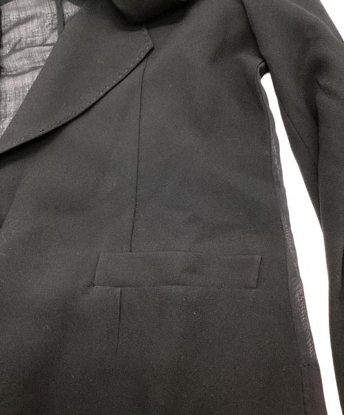ALEXANDER WANG（アレキサンダー・ワン）ALEXANDER WANG (アレキサンダー・ワン) 切替シアージャケット ブラックの古着・服飾アイテム