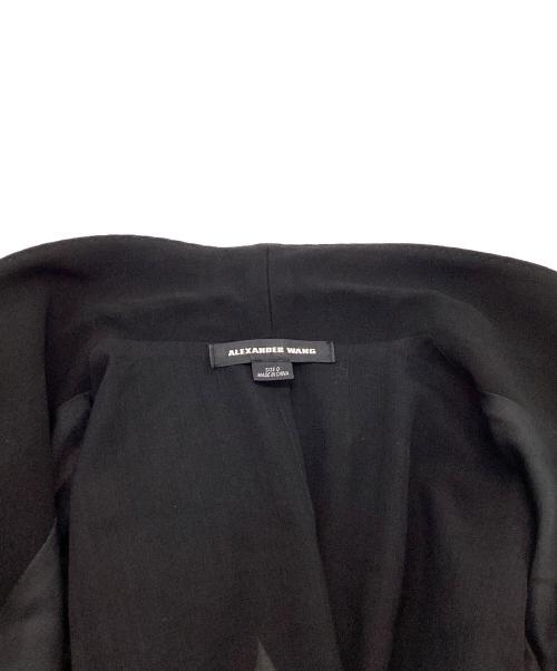 ALEXANDER WANG（アレキサンダー・ワン）ALEXANDER WANG (アレキサンダー・ワン) 切替シアージャケット ブラックの古着・服飾アイテム