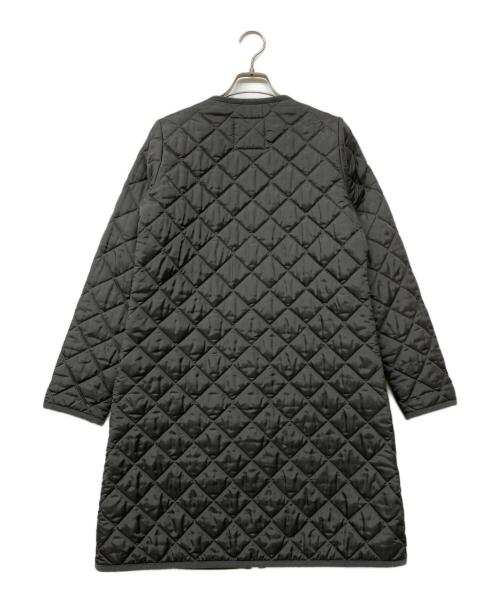 LAVENHAM（ラベンハム）LAVENHAM (ラベンハム) ノーカラーキルティングコート グレー サイズ:36の古着・服飾アイテム