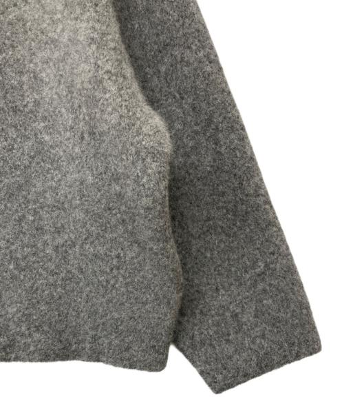 Rirandture（リランドチュール）Rirandture (リランドチュール) パール釦コクーンニットジャケット グレー サイズ:22の古着・服飾アイテム