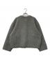Rirandture (リランドチュール) パール釦コクーンニットジャケット グレー サイズ:22：6000円