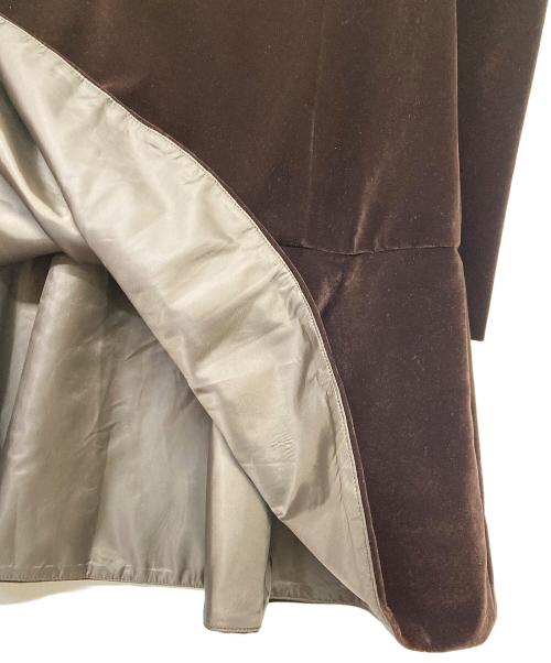 Rirandture（リランドチュール）Rirandture (リランドチュール) ベルベットカラーミニワンピース ブラウン サイズ:2の古着・服飾アイテム