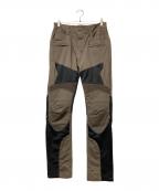 komineコミネ）の古着「ストレッチャブルプロテクトメッシュパンツ」｜オリーブ×ブラック