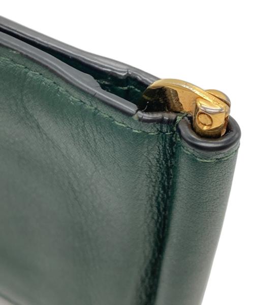 VERSACE（ヴェルサーチェ）VERSACE (ヴェルサーチェ) 2つ折りレザー財布 グリーン サイズ:-の古着・服飾アイテム