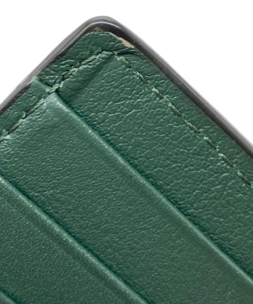 VERSACE（ヴェルサーチェ）VERSACE (ヴェルサーチェ) 2つ折りレザー財布 グリーン サイズ:-の古着・服飾アイテム
