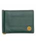 VERSACE（ヴェルサーチェ）の古着「2つ折りレザー財布」｜グリーン