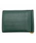VERSACE (ヴェルサーチェ) 2つ折りレザー財布 グリーン サイズ:-：6000円