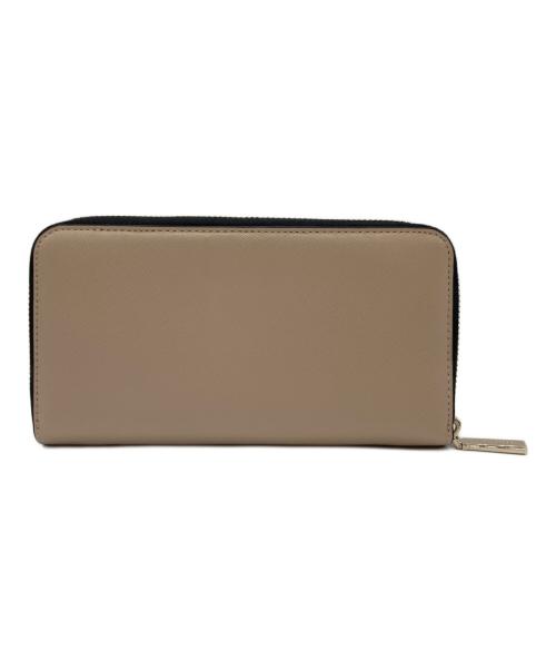 Kate Spade（ケイトスペード）Kate Spade (ケイトスペード) ステイシー カラーブロック ラージ コンチネンタル ウォレット ブラック×ベージュ サイズ:-の古着・服飾アイテム