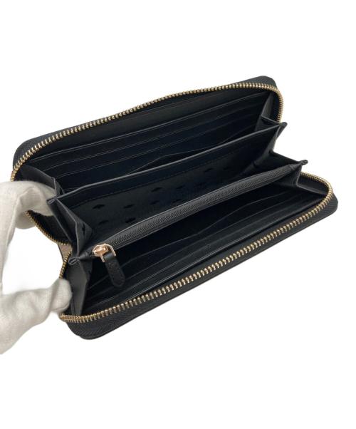 Kate Spade（ケイトスペード）Kate Spade (ケイトスペード) ステイシー カラーブロック ラージ コンチネンタル ウォレット ブラック×ベージュ サイズ:-の古着・服飾アイテム