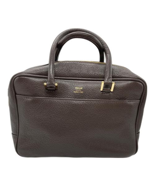 MANUEL（マヌエル）Manuel (マヌエル) ハンドバッグ ブラウンの古着・服飾アイテム