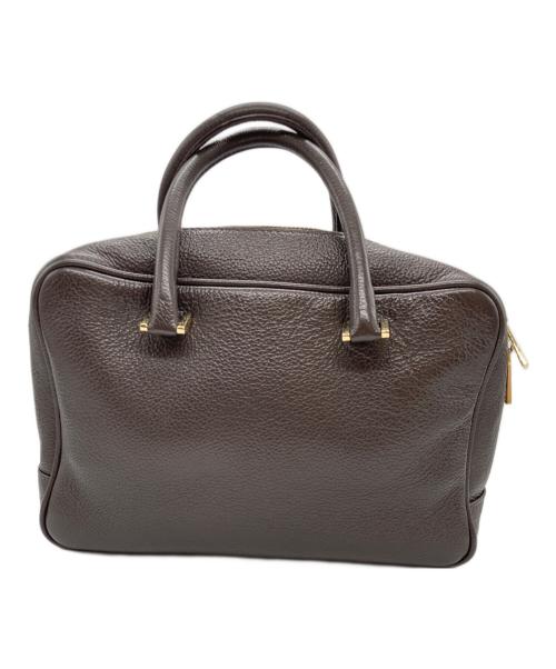 MANUEL（マヌエル）Manuel (マヌエル) ハンドバッグ ブラウンの古着・服飾アイテム