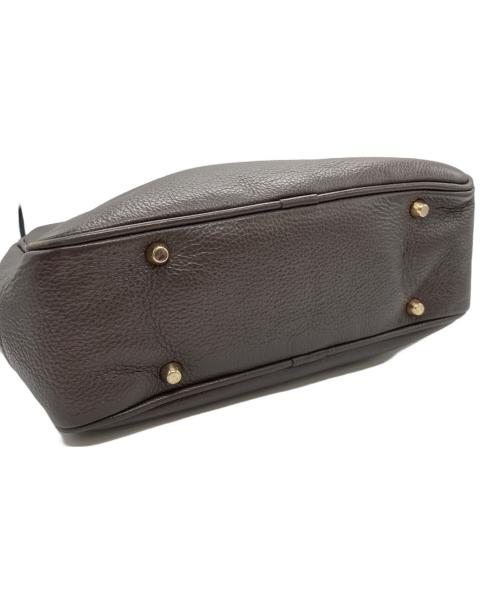 MANUEL（マヌエル）Manuel (マヌエル) ハンドバッグ ブラウンの古着・服飾アイテム