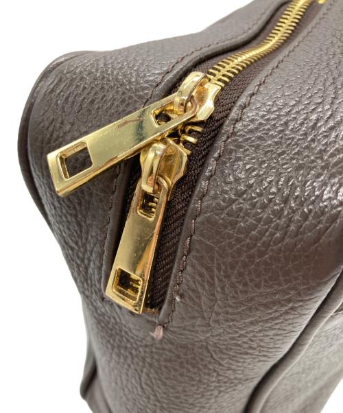 MANUEL（マヌエル）Manuel (マヌエル) ハンドバッグ ブラウンの古着・服飾アイテム