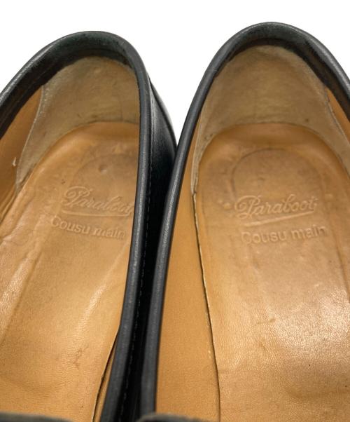 PARABOOT（パラブーツ）PARABOOT (パラブーツ) VIGNONY（ヴィニョニー） コインローファー ブラック サイズ:SIZE5の古着・服飾アイテム