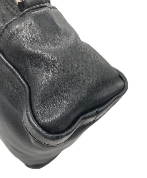 PIERRE HARDY（ピエールアルディ）PIERRE HARDY (ピエールアルディ) ラムレザーショルダーバッグ ブラックの古着・服飾アイテム