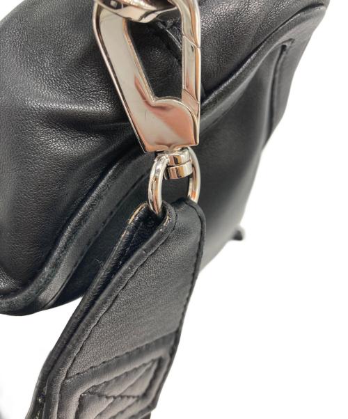 PIERRE HARDY（ピエールアルディ）PIERRE HARDY (ピエールアルディ) ラムレザーショルダーバッグ ブラックの古着・服飾アイテム