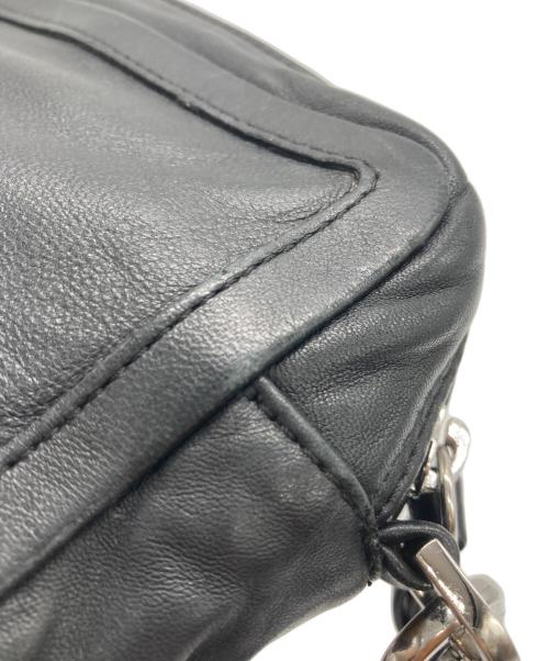 PIERRE HARDY（ピエールアルディ）PIERRE HARDY (ピエールアルディ) ラムレザーショルダーバッグ ブラックの古着・服飾アイテム