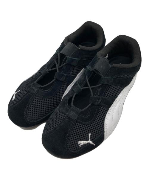 PUMA（プーマ）PUMA (プーマ) SPEEDCAT GO WNS PUMA BLACK-PUMA WHITE（プーマ スピードキャット ゴー ウィメンズ プーマブラック-プーマホワイト） ホワイト×ブラック サイズ:UK 6の古着・服飾アイテム
