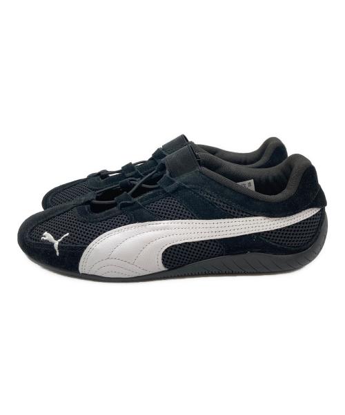 PUMA（プーマ）PUMA (プーマ) SPEEDCAT GO WNS PUMA BLACK-PUMA WHITE（プーマ スピードキャット ゴー ウィメンズ プーマブラック-プーマホワイト） ホワイト×ブラック サイズ:UK 6の古着・服飾アイテム