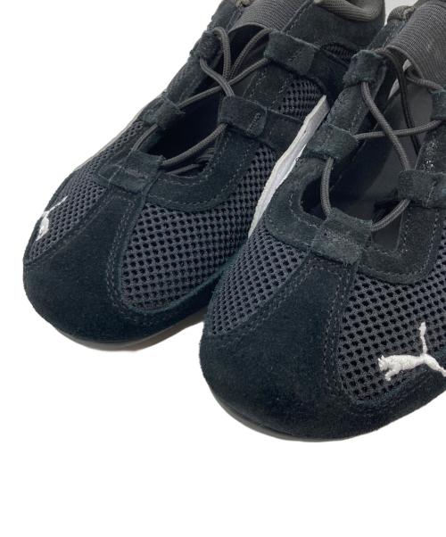 PUMA（プーマ）PUMA (プーマ) SPEEDCAT GO WNS PUMA BLACK-PUMA WHITE（プーマ スピードキャット ゴー ウィメンズ プーマブラック-プーマホワイト） ホワイト×ブラック サイズ:UK 6の古着・服飾アイテム