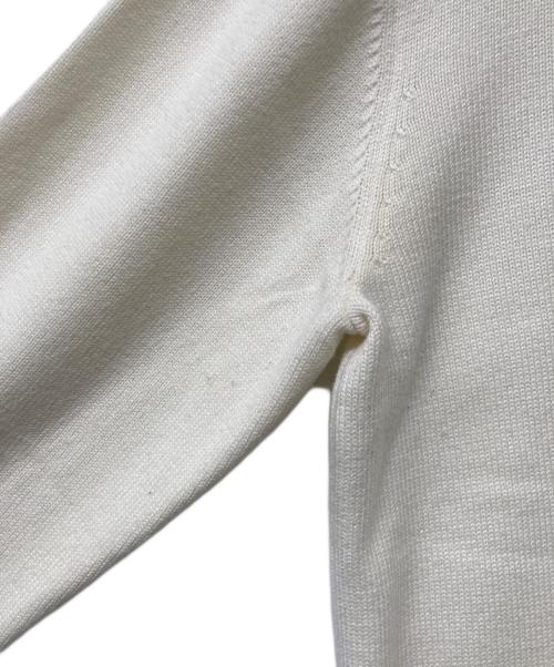 BLACK LABEL CRESTBRIDGE（ブラックレーベル クレストブリッジ）BLACK LABEL CRESTBRIDGE (ブラックレーベル クレストブリッジ) ロゴアイコンニット ホワイト サイズ:Lの古着・服飾アイテム