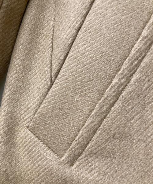 PS Paul Smith（ＰＳポールスミス）PS Paul Smith (ＰＳポールスミス) カシミヤブレンドダブルブレストウールコート ベージュ サイズ:Lの古着・服飾アイテム