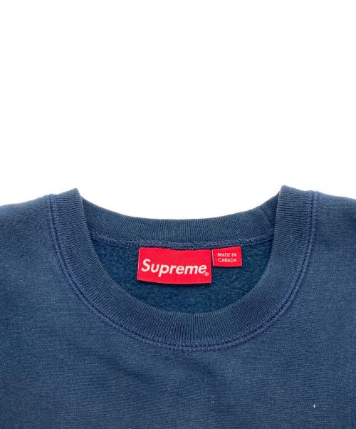 SUPREME（シュプリーム）Supreme (シュプリーム) 15AW BOX LOGO Crewneck Sweatshirt ネイビー サイズ:Mの古着・服飾アイテム