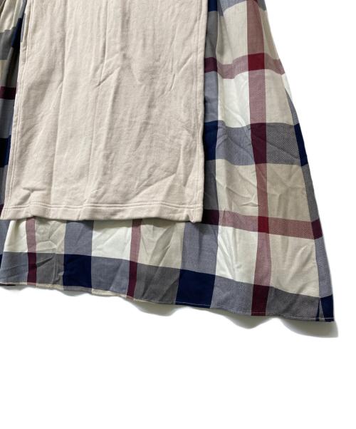 BLUE LABEL CRESTBRIDGE（ブルーレーベルクレストブリッジ）BLUE LABEL CRESTBRIDGE (ブルーレーベルクレストブリッジ) ベストレイヤードワンピース マルチカラー サイズ:SIZE 36の古着・服飾アイテム