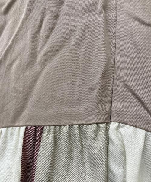 BLUE LABEL CRESTBRIDGE（ブルーレーベルクレストブリッジ）BLUE LABEL CRESTBRIDGE (ブルーレーベルクレストブリッジ) ベストレイヤードワンピース マルチカラー サイズ:SIZE 36の古着・服飾アイテム