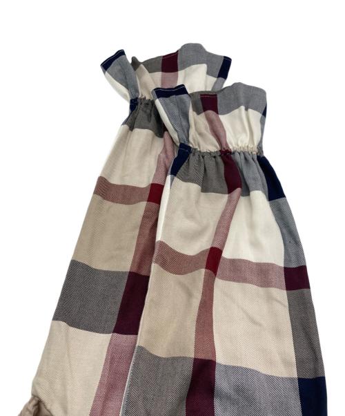 BLUE LABEL CRESTBRIDGE（ブルーレーベルクレストブリッジ）BLUE LABEL CRESTBRIDGE (ブルーレーベルクレストブリッジ) ベストレイヤードワンピース マルチカラー サイズ:SIZE 36の古着・服飾アイテム