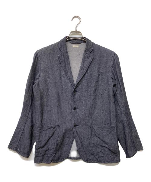 COMOLI（コモリ）COMOLI (コモリ) 14AW WOOL LINEN JKT(ウールリネンジャケット) ブルー サイズ:2の古着・服飾アイテム