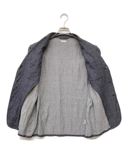 COMOLI（コモリ）COMOLI (コモリ) 14AW WOOL LINEN JKT(ウールリネンジャケット) ブルー サイズ:2の古着・服飾アイテム