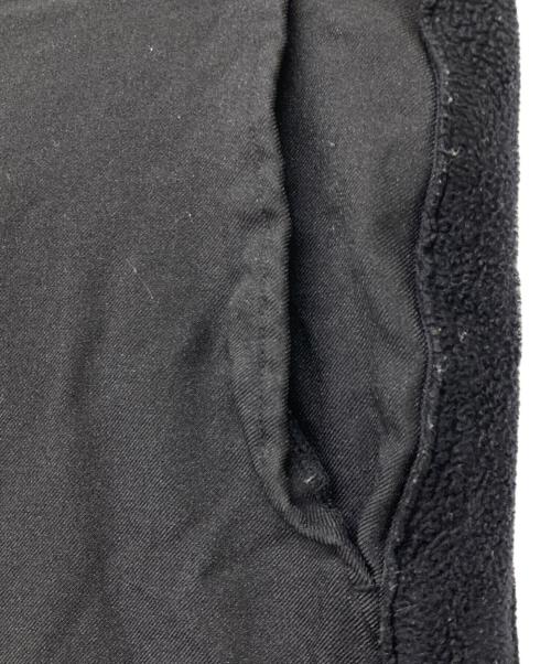 BLACK COMME des GARCONS（ブラックコムデギャルソン）BLACK COMME des GARCONS (ブラックコムデギャルソン) 13SS 縮絨ボアサイドライントラウザー ブラック サイズ:Mの古着・服飾アイテム