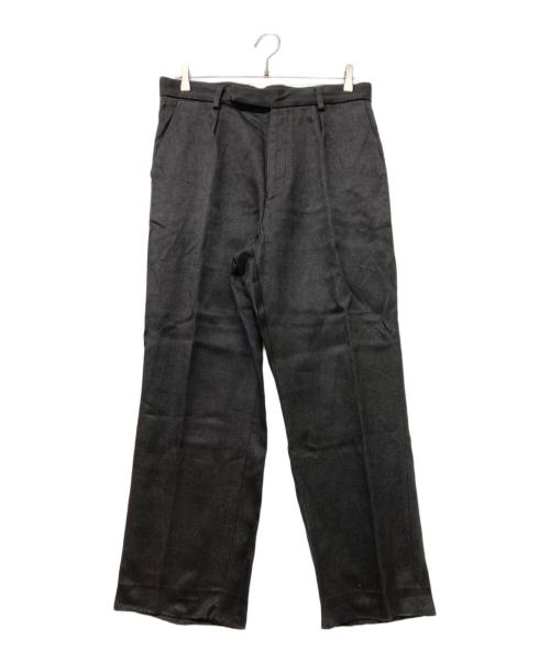 nestrobe confect（ネストローブ コンフェクト）nestrobe confect (ネストローブ コンフェクト) ヘビーリネントラウザーズ ブラック サイズ:Lの古着・服飾アイテム