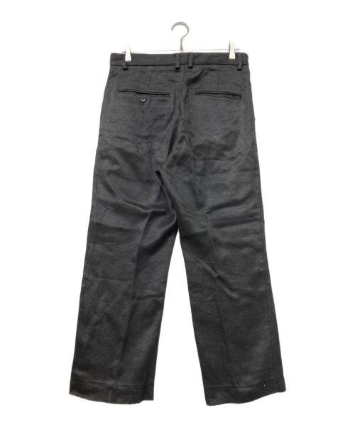 nestrobe confect（ネストローブ コンフェクト）nestrobe confect (ネストローブ コンフェクト) ヘビーリネントラウザーズ ブラック サイズ:Lの古着・服飾アイテム