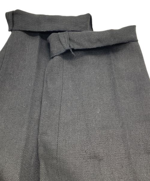 nestrobe confect（ネストローブ コンフェクト）nestrobe confect (ネストローブ コンフェクト) ヘビーリネントラウザーズ ブラック サイズ:Lの古着・服飾アイテム