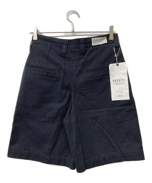 ORGUEIL（オルゲイユ）ORGUEIL (オルゲイユ) Stripe Army Shorts ブラック 未使用品の古着・服飾アイテム