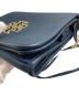 中古・古着 TORY BURCH (トリーバーチ) シボレザーフラップアイコンショルダーバッグ ネイビー：7000円