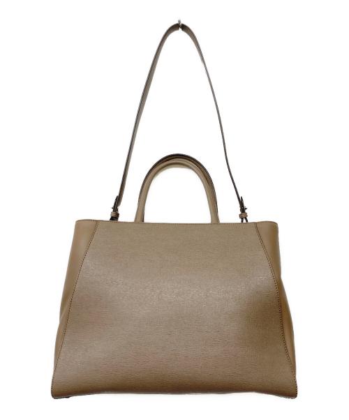 FENDI（フェンディ）FENDI (フェンディ) PETITE 2 JOUR MD VITELLO(プチ・トゥージュール・ミディアム・ヴィッテロ) ブラウンの古着・服飾アイテム