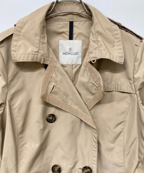 MONCLER（モンクレール）MONCLER (モンクレール) エポレットトレンチコート ベージュ サイズ:11号の古着・服飾アイテム