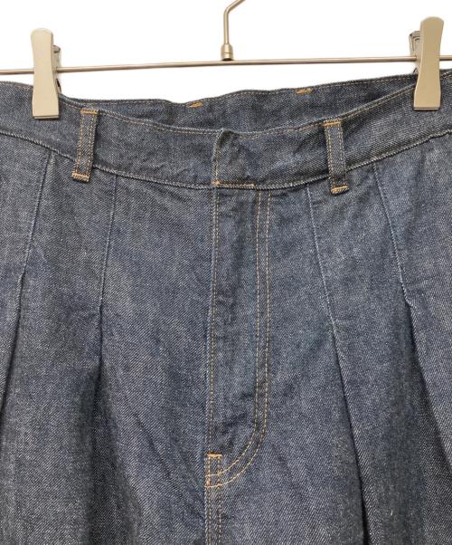 LIVINGTONE（リヴィントーン）LIVINGTONE (リヴィントーン) DOLK3 Wide leg インディゴ サイズ:38の古着・服飾アイテム