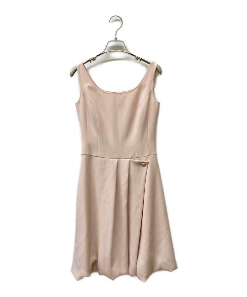 Rene（ルネ）Rene (ルネ) シフォンノースリーブワンピース ピンク サイズ:SIZE34の古着・服飾アイテム