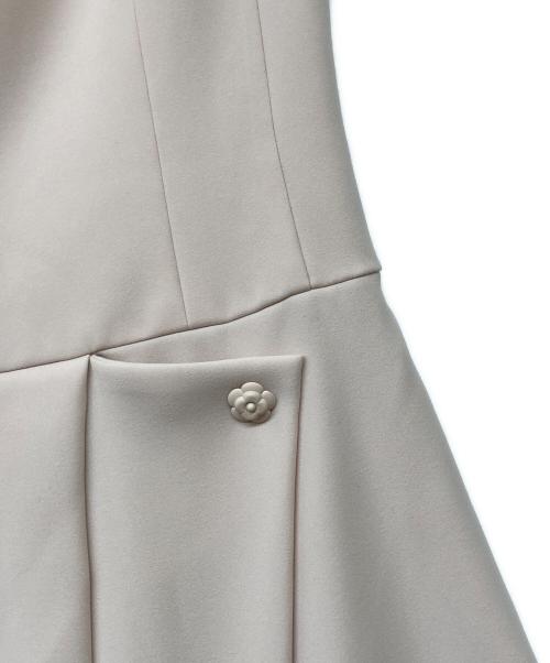 Rene（ルネ）Rene (ルネ) シフォンノースリーブワンピース ピンク サイズ:SIZE34の古着・服飾アイテム