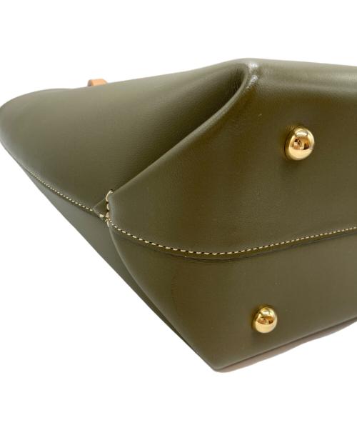 SOMES（ソメス）SOMES (ソメス) ハンドバッグ グリーンの古着・服飾アイテム