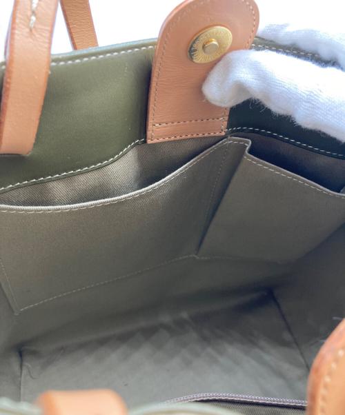 SOMES（ソメス）SOMES (ソメス) ハンドバッグ グリーンの古着・服飾アイテム